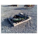 2 Case IH 500lbs Tractor  Wheel Weights