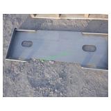 Unused Univeral Skid Steer Mounting Plate