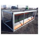 Unused Wolverine Skid Steer Angle Dozer Blade