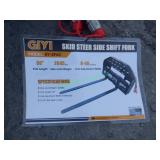 Unused GIYI Skid Steer Hydraulic Forks: ~60" Forks