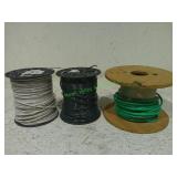 3 Rolls Assorted Gauge Copper Wire 3 Strand