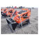 Unused ATS T460 Mini Skid Steer Loader- Orange