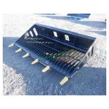 Unused Wolverine Rock Screen Bucket/Shovel ~84"