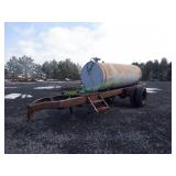 Fuel Tank on Trailer w/ 12V Pump ~1000 Gallons
