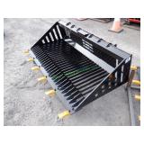 Unused GIYI Skid SteerRock Bucket ~66"