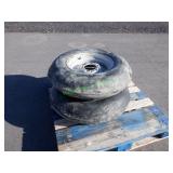 2 Single Rib Tires & Wheels 7.50 X 16