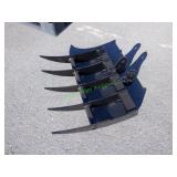 Unused ZIG Mini Excavator Rake ~19"