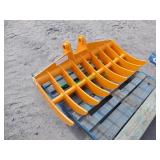 Unused GIYI CAT 305 Excavator Dense Teeth Rake 44"