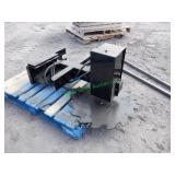 Unused GIYI Mini Skid Steer Tree Saw: Blade ~28"