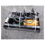 Unused GIYI Skid Steer Heavy Duty Auger w/ 3 Bits