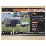 Unused Landhonor 16' X 13' Metal Carport
