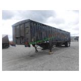 Black Hopper Bottom Grain Trailer ~37