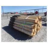 ~40 Unused Round Posts 6" X 8