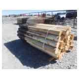 ~40 Unused Round Posts 6" X 8