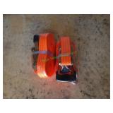 2 Unused 1.5' X 27' 3T Ratchet Tie Downs
