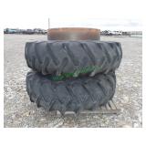 2 Dual Tractor Tires **BID X 2**