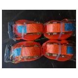4 Unused 2' X 27' 5T Ratchet Tie Down