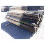 ~50 Unused Round Posts 5" X 8