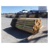 ~50 Unused Round Posts 5" X 8