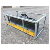 Unused Skid Steer 6 Way Dozer Blade~84'