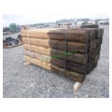 ~25 Unused H Brace Post 8" X 8" X 7