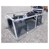 Unused Wolverine Skid Steer Grapple Bucket ~72"