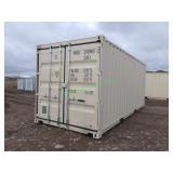 2025 20' Shipping Container: End Door