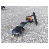 Unused Mini Skid Steer Auger Drive & Bit 6'
