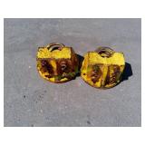 2 M & W Dual Hubs 9 Hole; 3 1/4" Axle