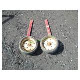 2 Gauge Wheels 9" Dia