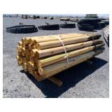 ~50 Unused Round Posts 5" X 8