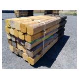 ~25 Unused H Brace Post 7" X 7" X 8