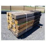~25 Unused H Brace Post 7" X 7" X 7