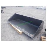 Unused Wolverine Skid Steer Track Duty Bucket 84"
