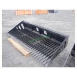 Unused Skid Steer Screening Bucket ~84"
