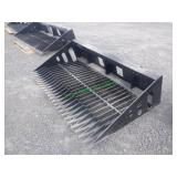 Unused Skid Steer Screening Bucket ~72"