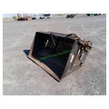 Skid Steer Side Shooter Conveyor Bucket ~72