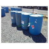 4 Plastic Barrels 55 Gal
