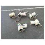5 Irrigation Riser Valves ~4"