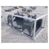 Unused Wolverine Skid Steer Grapple Bucket ~72"