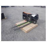 Unused Wolverine Skid Steer Hyd Forks: ~48"