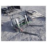 Unused GIYI Mini Skid Steer Hyd Forks ~30"