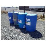 4 Plastic Barrels 55 Gal