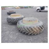 Tractor Snap On Dual Tires 18.4R38 **BID X 2**