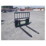 Unused Agrotk Skid Steer Forks ~48" Forks