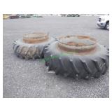 Tractor Snap On Dual Tires 18.4R38 **BID X 2**