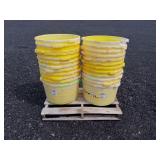 24 Plastic Tubs ~14" X 22"