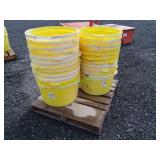 24 Plastic Tubs ~14" X 22"