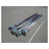 ~48 Poly Pipe Pivot Drops ~3/4" X 7