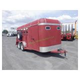 1997 Horse/Livestock Combo Trailer ~16